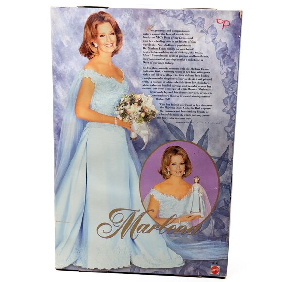 Days Of Our Lives MARLENA EVANS Doll 1999 Bridal Wedding Gown NIB - Picture 6 of 13
